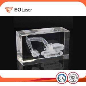 Crystal Subsurface Glass Portrait Photo Etching 3D Engraving Machine