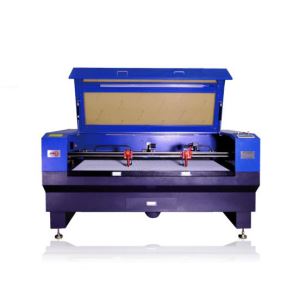 Double Head Camera Positioning Leather Laser Cutting Machine